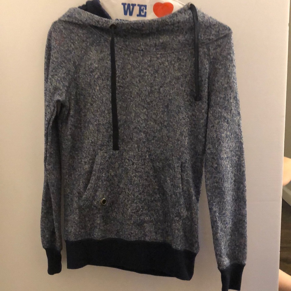 Blue hoodie
